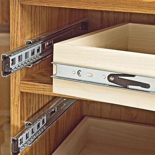 How to install a rail drawer